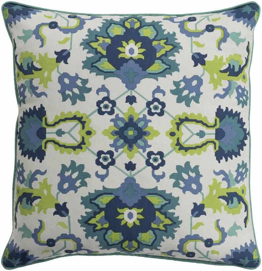 Herxen Teal Pillow Cover