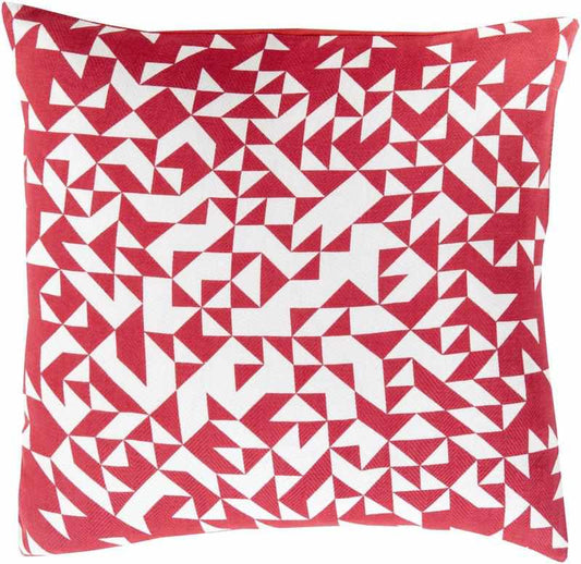 Kalenberg Bright Red Pillow Cover
