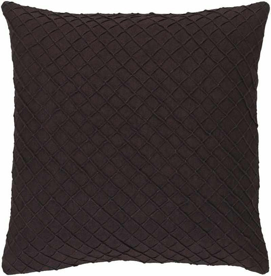 Veecaten Dark Brown Pillow Cover